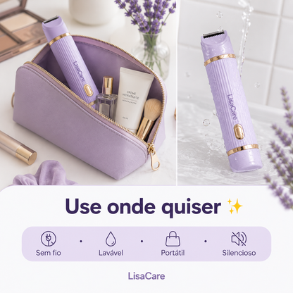 LisaCare - Depilador Elétrico Feminino 2 em 1