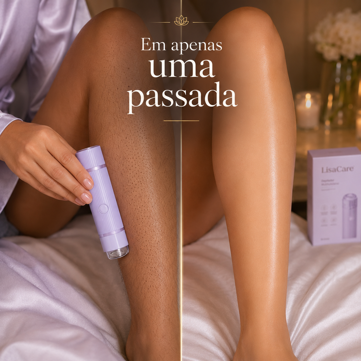 LisaCare - Depilador Elétrico Feminino 2 em 1